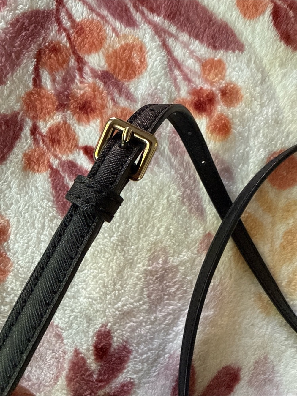 kate spade Black Saffiano Leather Crossbody with Gold Chain - Picture 12 of 13
